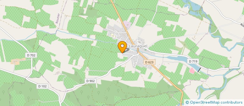 localisation de l'entreprise MARINE & CO  LAURAGUEL