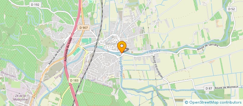 localisation de l'entreprise MARINE COIFFURE  BEDARRIDES