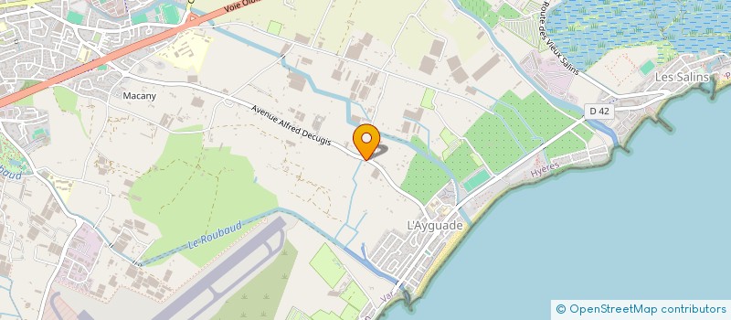 localisation de l'entreprise MARINE CONSULTANT COTE D'AZUR à HYERES