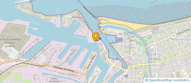 localisation de l'entreprise MARINE DIFFUSION à DUNKERQUE