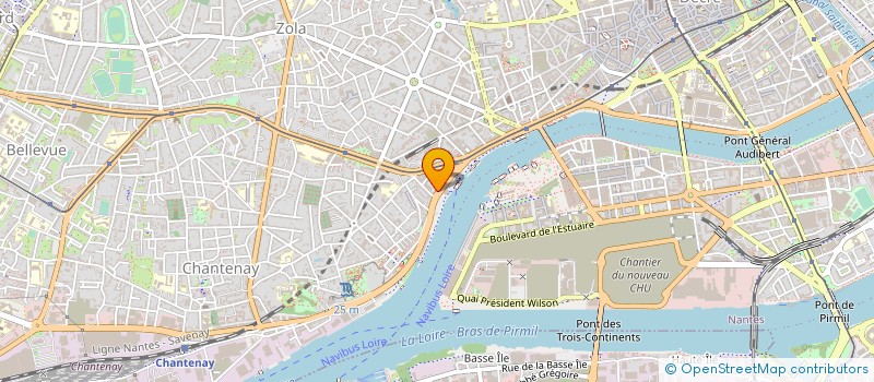 localisation de l'entreprise MARINE ENERGIE à NANTES