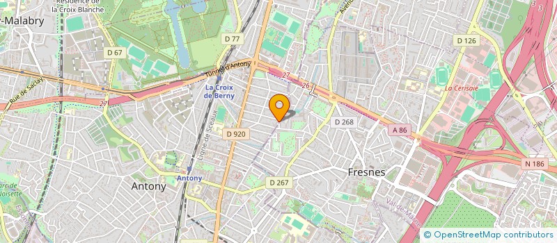 localisation de l'entreprise MARINE ENT à ANTONY