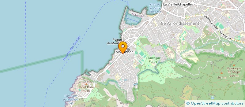 localisation de l'entreprise MARINE ET REMY à MARSEILLE 8