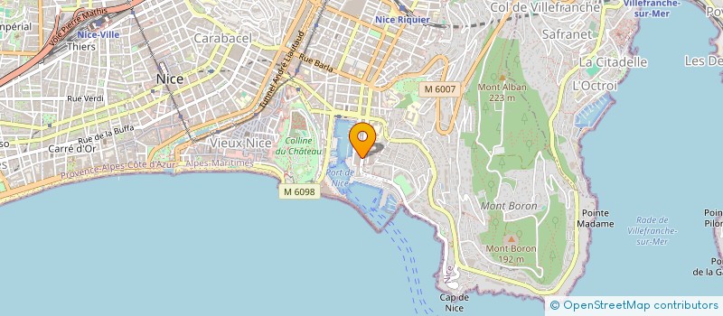 localisation de l'entreprise MARINE EXPERIENCE à NICE