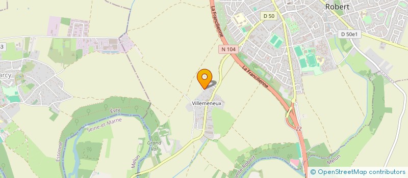 localisation de l'entreprise MARINE FOREST  BRIE-COMTE-ROBERT