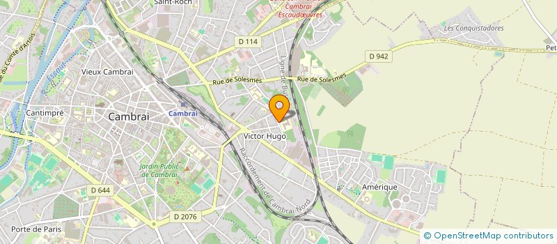 localisation de l'entreprise MARINE IMMOBILIER  CAMBRAI