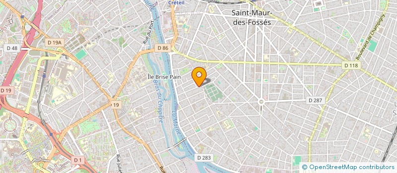 localisation de l'entreprise MARINE IN BLUE à SAINT-MAUR-DES-FOSSES