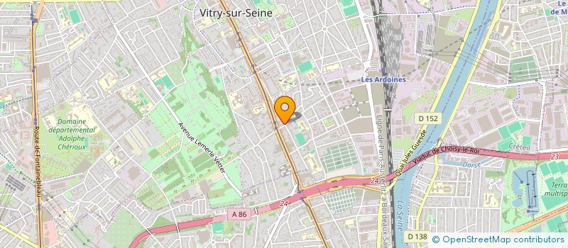 localisation de l'entreprise MARINE-INVEST à VITRY-SUR-SEINE