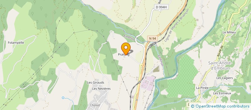 localisation de l'entreprise MARINE LOISIRS à EMBRUN