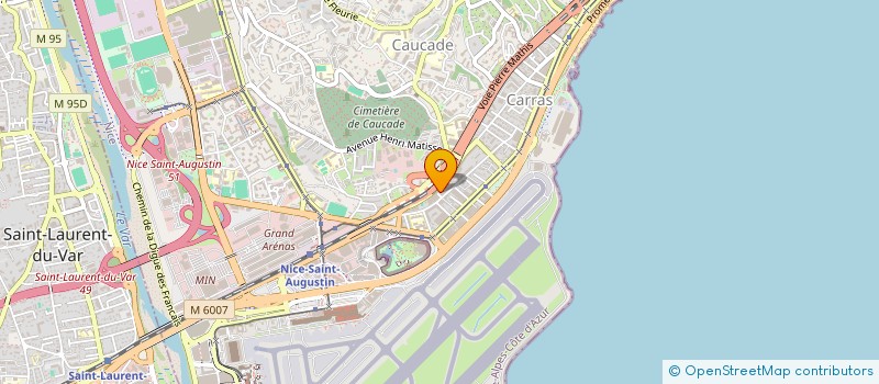 localisation de l'entreprise MARINE MOTEUR SERVICE à NICE