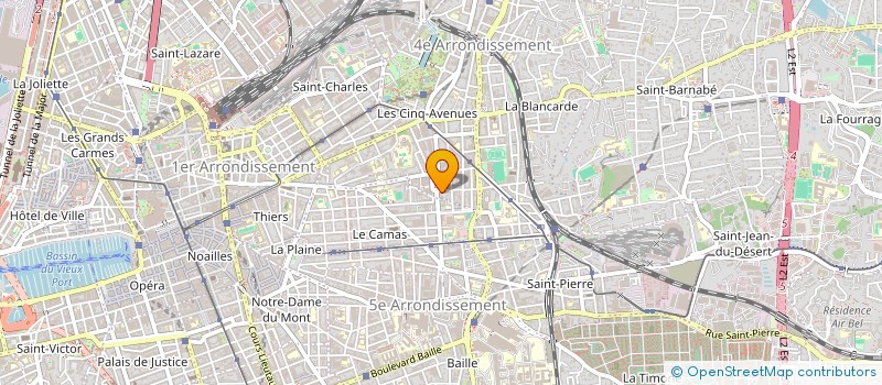 localisation de l'entreprise MARINE & PHIS à MARSEILLE