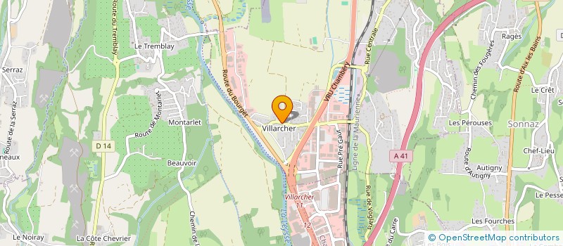 localisation de l'entreprise MARINE-PRO-SERVICES à VOGLANS