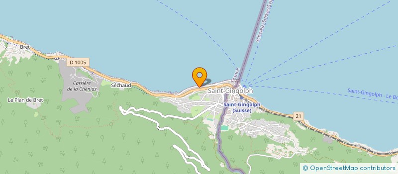 localisation de l'entreprise MARINE S-G  SAINT-GINGOLPH