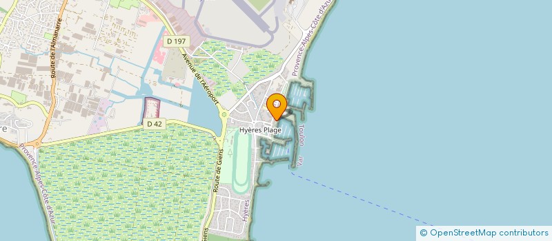 localisation de l'entreprise MARINE SERVICE à HYERES