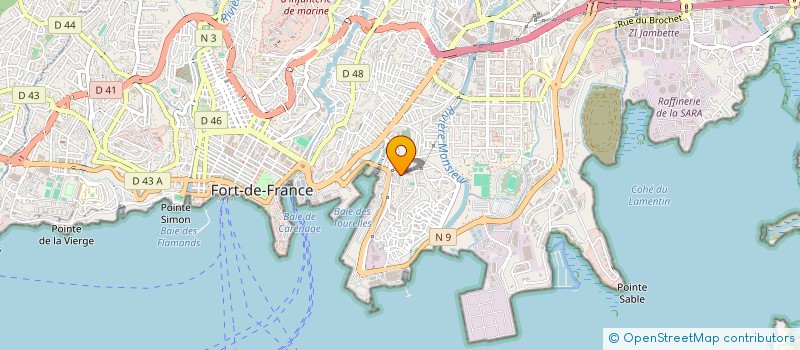 localisation de l'entreprise MARINE SERVICE  FORT-DE-FRANCE