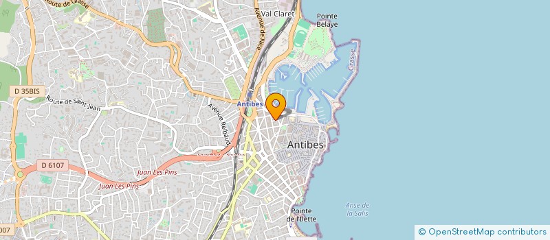 localisation de l'entreprise MARINE TECHNIQUE DISTRIBUTION à ANTIBES