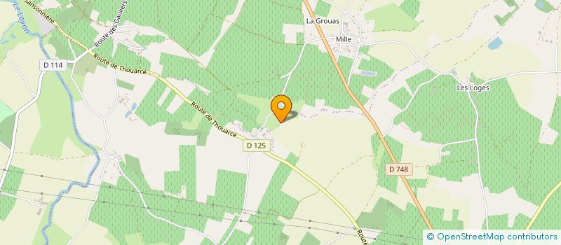 localisation de l'entreprise MARINE VANDANGEON  TERRANJOU