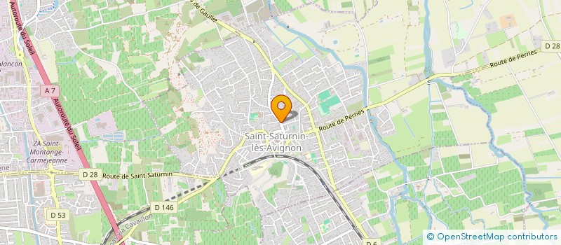 localisation de l'entreprise MARINE VDL COIFFURE  SAINT-SATURNIN-LES-AVIGNON