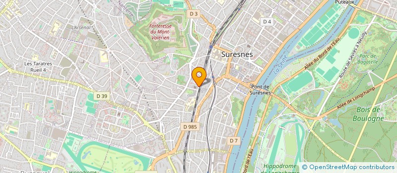 localisation de l'entreprise MARINE WANTED à SURESNES
