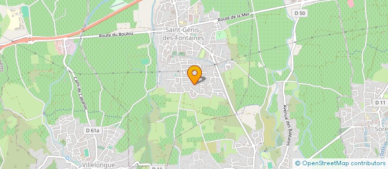 localisation de l'entreprise MARINEA  SAINT-GENIS-DES-FONTAINES