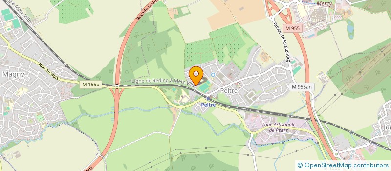 localisation de l'entreprise MARINEDAN  PELTRE