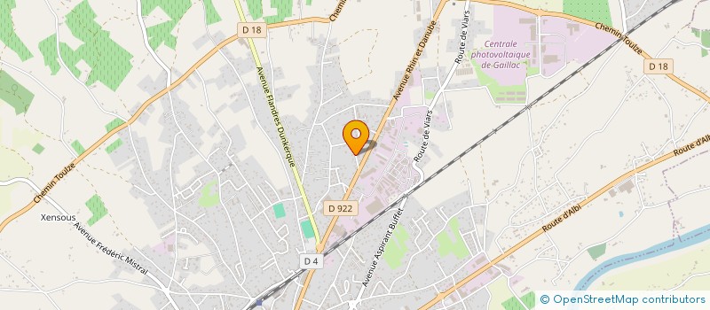 localisation de l'entreprise MARINEG à GAILLAC
