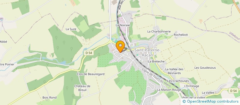 localisation de l'entreprise MARINEJULES  SAINT-PATERNE-RACAN