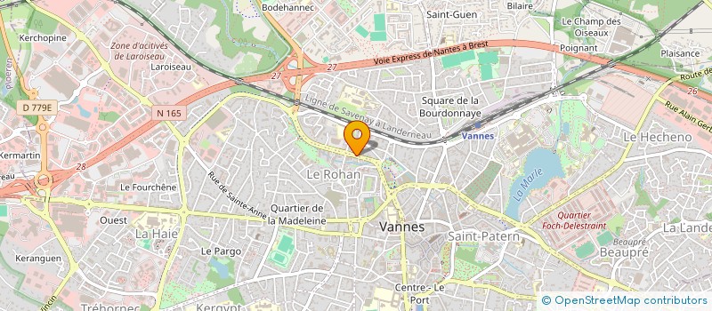 localisation de l'entreprise MARINEL à VANNES