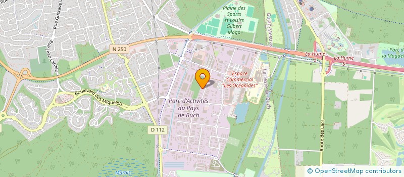 localisation de l'entreprise MARINELA HOLDING  LA TESTE-DE-BUCH