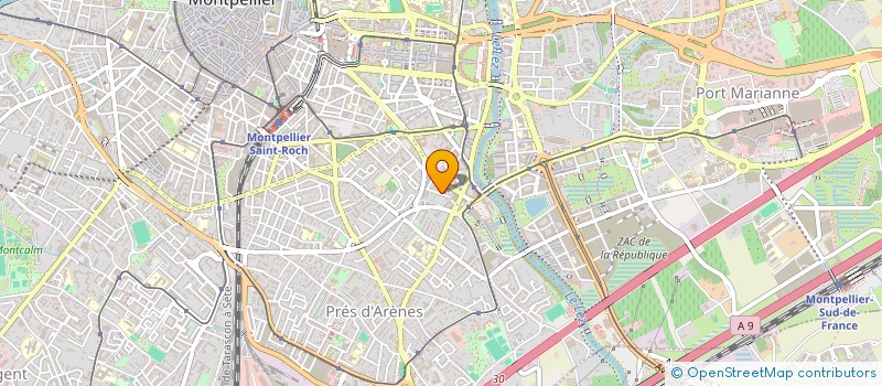 localisation de l'entreprise MARINELLO à MONTPELLIER