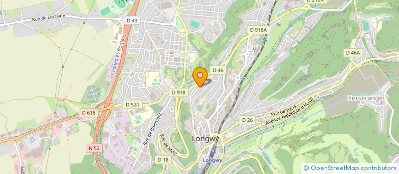 localisation de l'entreprise MARINEO à LONGWY