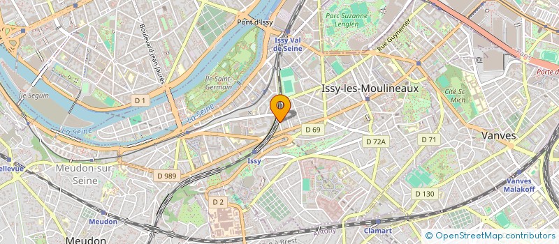 localisation de l'entreprise MARINERA DANSE PERUVIENNE à ISSY-LES-MOULINEAUX