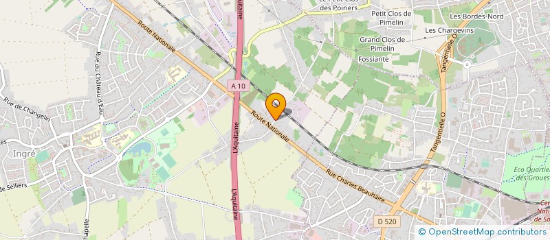 localisation de l'entreprise MARINET PROPRETE à INGRE