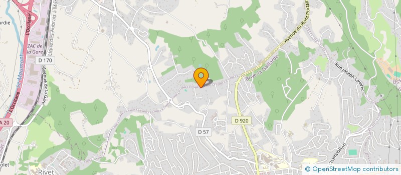 localisation de l'entreprise MARINETTE  BRIVE-LA-GAILLARDE