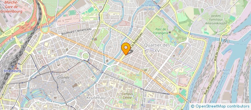 localisation de l'entreprise MARINETTE  STRASBOURG