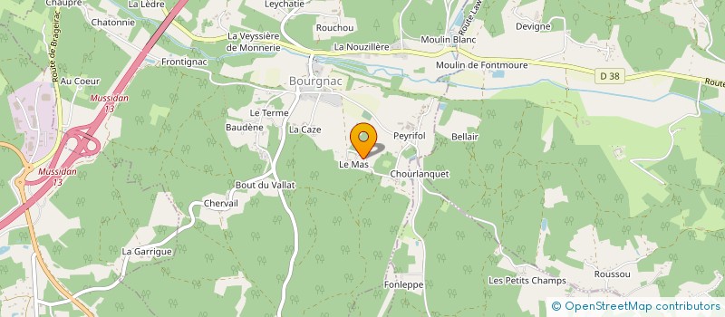 localisation de l'entreprise MARINETTE  LES LECHES