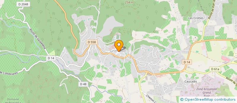 localisation de l'entreprise MARINETTE & CO  GRIMAUD