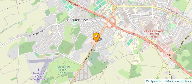 localisation de l'entreprise MARINEVA  LONGUENESSE