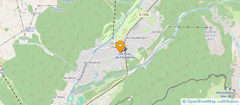 localisation de l'entreprise MARINGO  CHAMONIX-MONT-BLANC