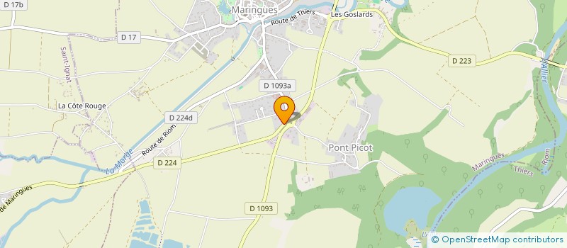 localisation de l'entreprise MARINGU OPTIQUE  MARINGUES