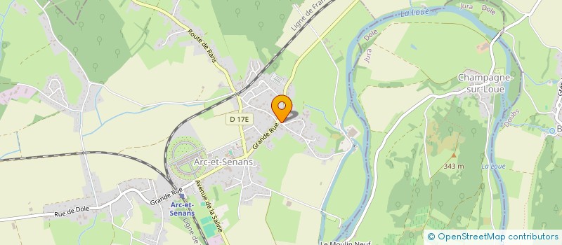 localisation de l'entreprise MARINGUE ERIC  ARC-ET-SENANS