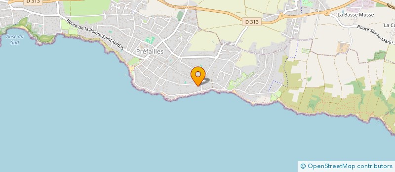 localisation de l'entreprise MARINHO IMMO  PREFAILLES