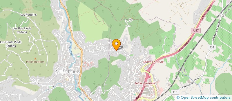 localisation de l'entreprise MARINHO VINCENT INDIVISION  SOLLIES-TOUCAS