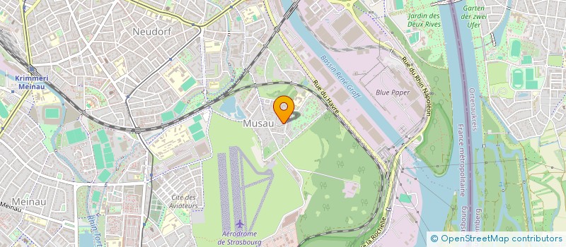 localisation de l'entreprise MARINI 66  STRASBOURG