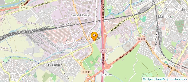 localisation de l'entreprise MARINI  PERPIGNAN