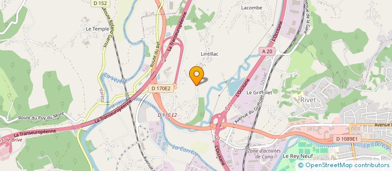 localisation de l'entreprise MARINICO  USSAC