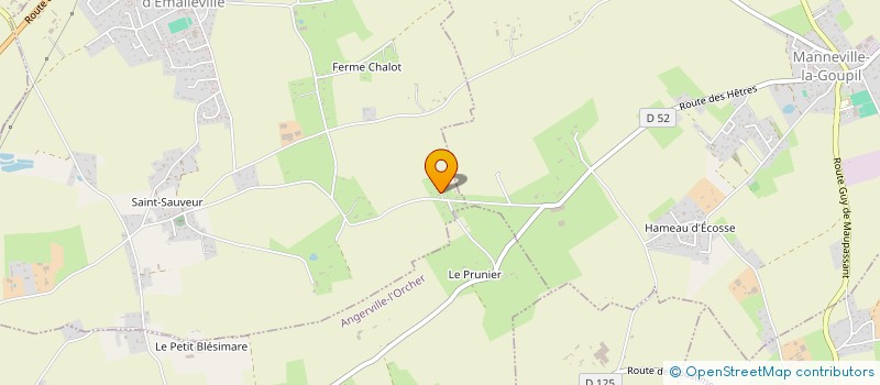 localisation de l'entreprise MARINIER-GAUDU  SAINT-SAUVEUR-D'EMALLEVILLE