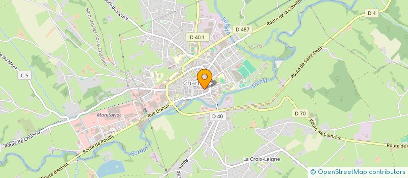 localisation de l'entreprise MARINIER HAACK OPTICIENS  CHARLIEU