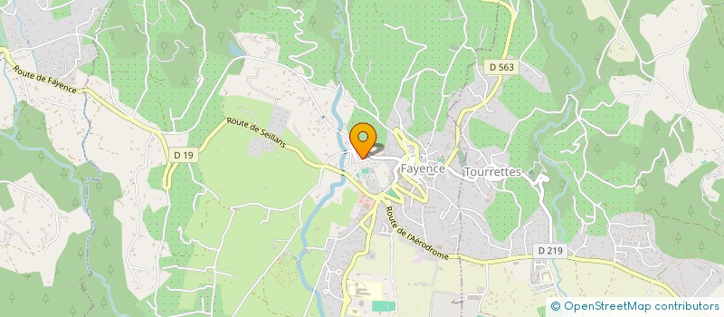 localisation de l'entreprise MARINIERES  FAYENCE