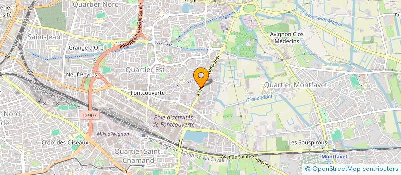 localisation de l'entreprise MARININI  AVIGNON